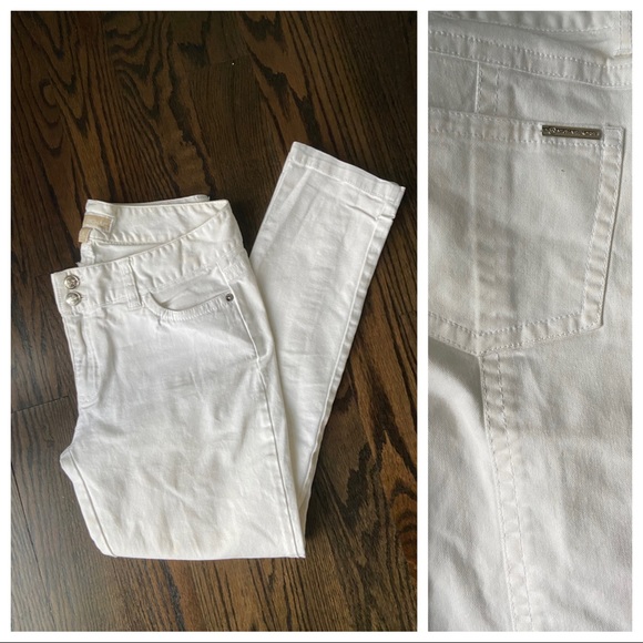 Michael Kors Denim - Michael Kors White Denim Jean Capri Pants